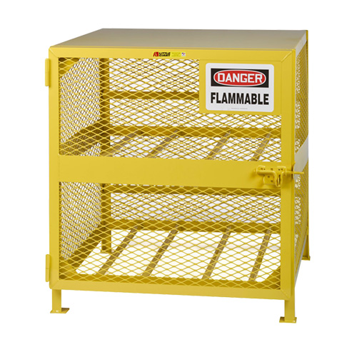 Empty Cylinder Storage Cage